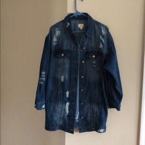 Denim jacket dress